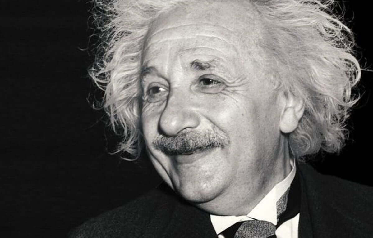 Foto di Einstein e la compassione umana.