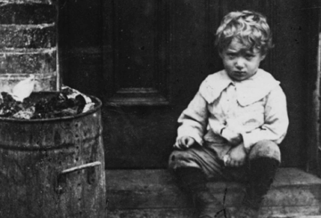 Foto di Jack London da bambino.