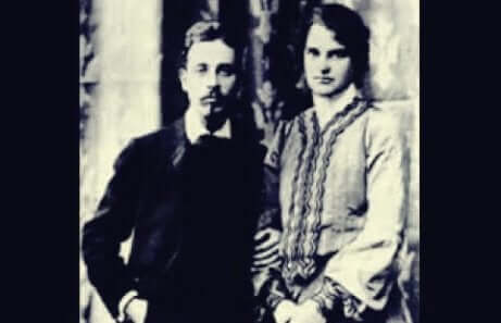 Lou von Salomé e Rainer Maria Rilke.