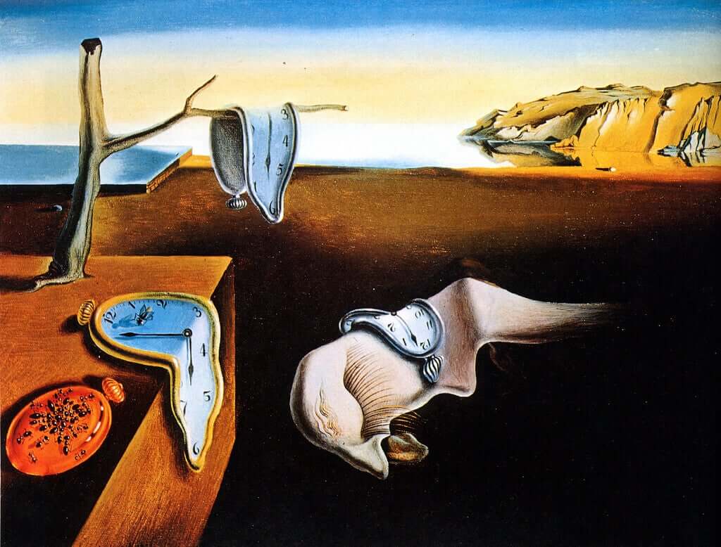 La persistenza della memoria opera Dalí.