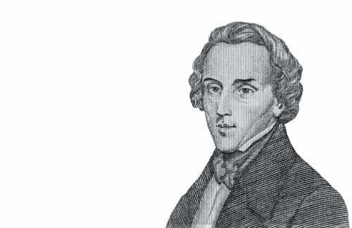 Raffigurazione di Chopin.