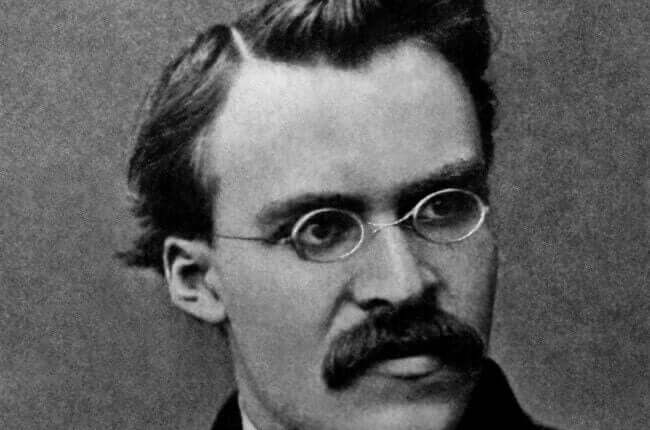 Foto di Nietzsche.