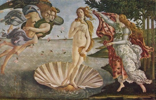 La nascita di Venere.