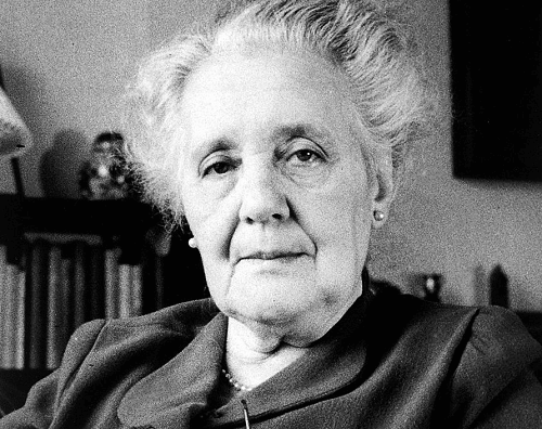 Melanie Klein da anziana.