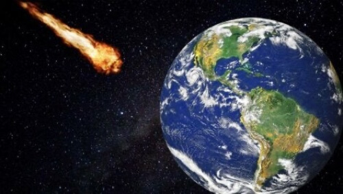 Meteorite contro la Terra.