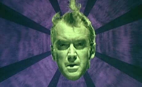 La donna che visse due volte, testa color verde.