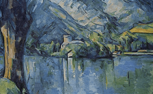 Paesaggio di Paul Cézanne.