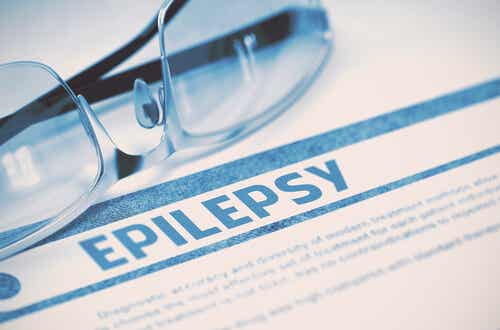 Foglio con la scritta epilessia.