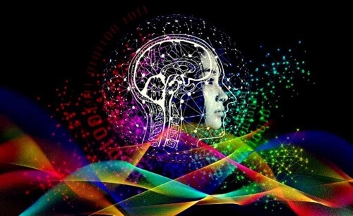 Illustrazione profilo di donna.