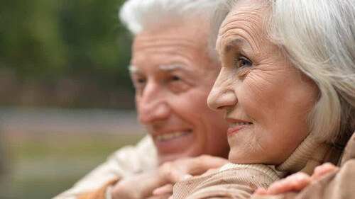 La paura della morte da anziani.