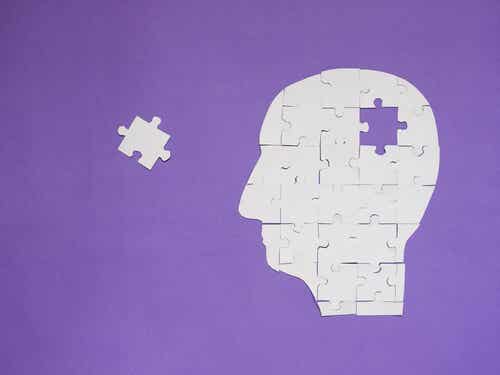 Testa formata dai pezzi di un puzzle.